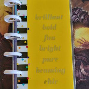 Happy Planner Skinny Mini Notebook Brilliant and Bold